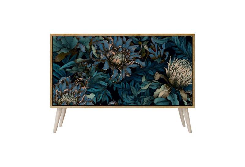 SPACEREBELS Kommode Sideboard Komodenschrank Möbel für Wohnzimmer Flur Esszimmer, mit 2 Türen oder mit 3 Türen von SPACEREBELS