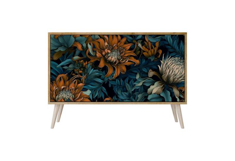SPACEREBELS Kommode Sideboard Komodenschrank Möbel für Wohnzimmer Flur Esszimmer, mit 2 Türen oder mit 3 Türen von SPACEREBELS