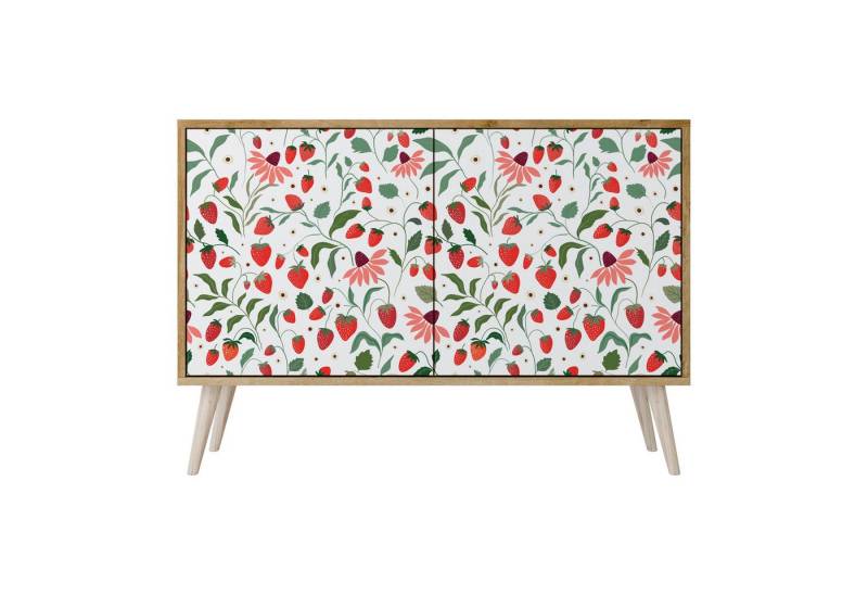 SPACEREBELS Kommode Sideboard Komodenschrank Möbel für Wohnzimmer Flur Esszimmer, mit 2 Türen oder mit 3 Türen von SPACEREBELS