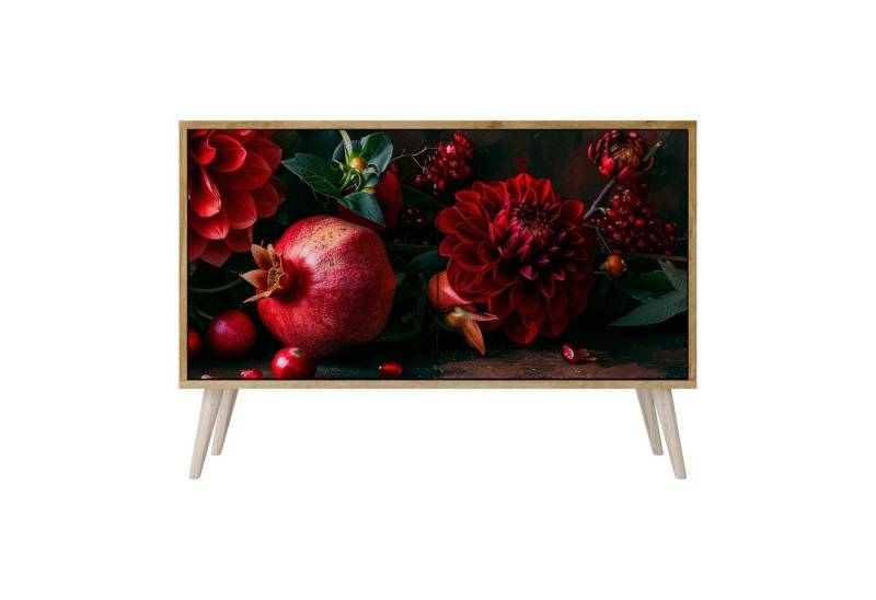 SPACEREBELS Kommode Sideboard Komodenschrank Möbel für Wohnzimmer Flur Esszimmer, mit 2 Türen oder mit 3 Türen von SPACEREBELS