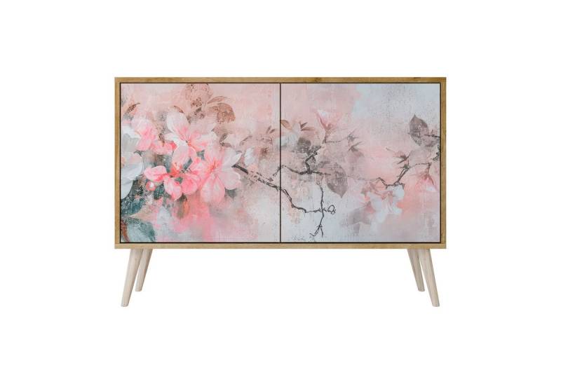 SPACEREBELS Kommode Sideboard Komodenschrank Möbel für Wohnzimmer Flur Esszimmer, mit 2 Türen oder mit 3 Türen von SPACEREBELS