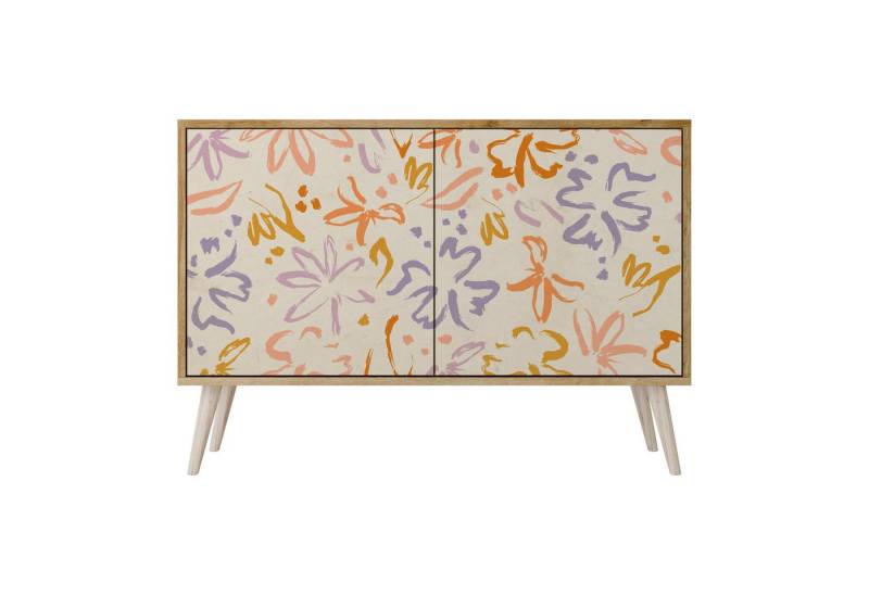 SPACEREBELS Kommode Sideboard Komodenschrank Möbel für Wohnzimmer Flur Esszimmer, mit 2 Türen oder mit 3 Türen von SPACEREBELS