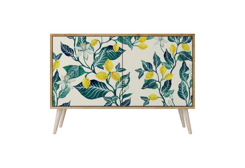 SPACEREBELS Kommode Sideboard Komodenschrank Möbel für Wohnzimmer Flur Esszimmer, mit 2 Türen oder mit 3 Türen von SPACEREBELS
