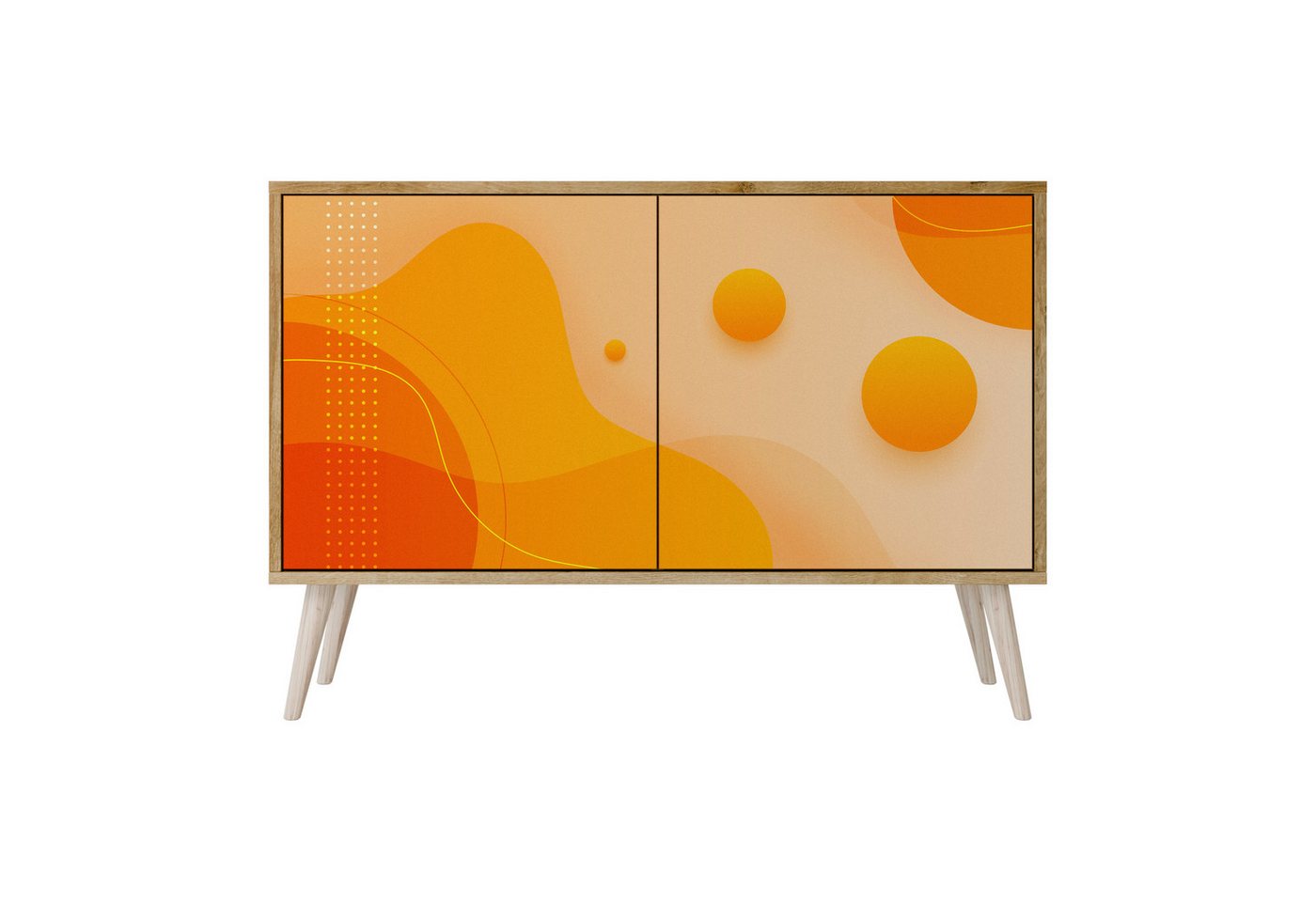 SPACEREBELS Kommode Sideboard Komodenschrank Möbel für Wohnzimmer Flur Esszimmer, mit 2 Türen oder mit 3 Türen SPACEREBELS Kommode Sideboard Komodenschrank Möbel für Wohnzimmer Flur Esszimmer, mit 2 Türen oder mit 3 Türen von SPACEREBELS