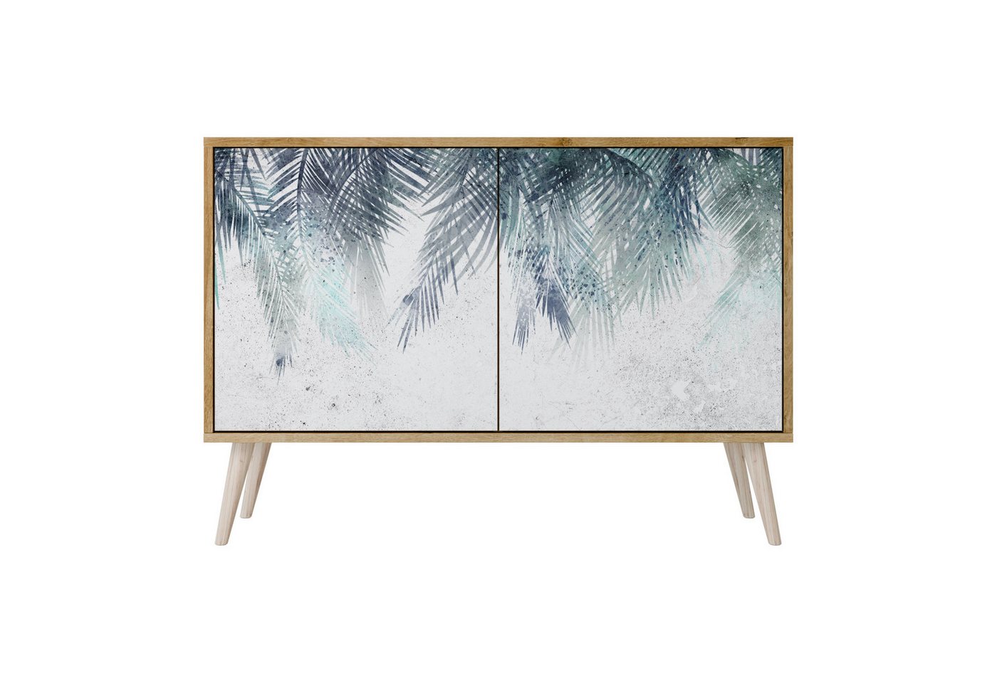 SPACEREBELS Kommode Sideboard Komodenschrank Möbel für Wohnzimmer Flur Esszimmer (2 St), mit 2 Türen oder mit 3 Türen von SPACEREBELS
