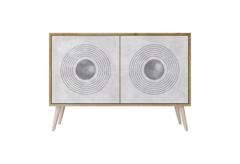 SPACEREBELS Kommode Sideboard Komodenschrank Möbel für Wohnzimmer Flur Esszimmer (2 St), mit 2 Türen oder mit 3 Türen von SPACEREBELS