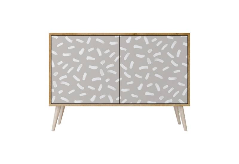 SPACEREBELS Kommode Sideboard Komodenschrank Möbel für Wohnzimmer Flur Esszimmer (2 St), mit 2 Türen oder mit 3 Türen von SPACEREBELS