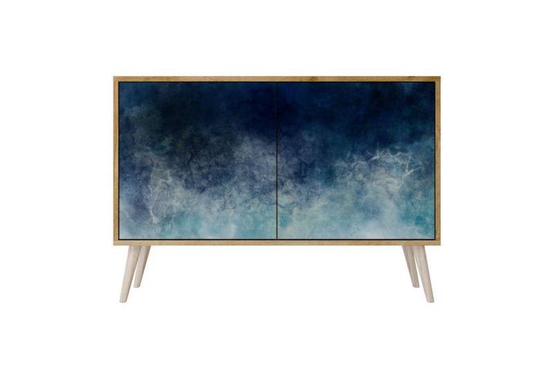 SPACEREBELS Kommode Sideboard Komodenschrank Möbel für Wohnzimmer Flur Esszimmer (2 St), mit 2 Türen oder mit 3 Türen von SPACEREBELS