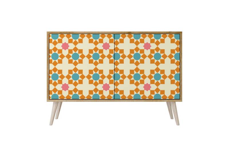 SPACEREBELS Kommode Sideboard Komodenschrank Möbel für Wohnzimmer Flur Esszimmer (2 St), mit 2 Türen oder mit 3 Türen von SPACEREBELS
