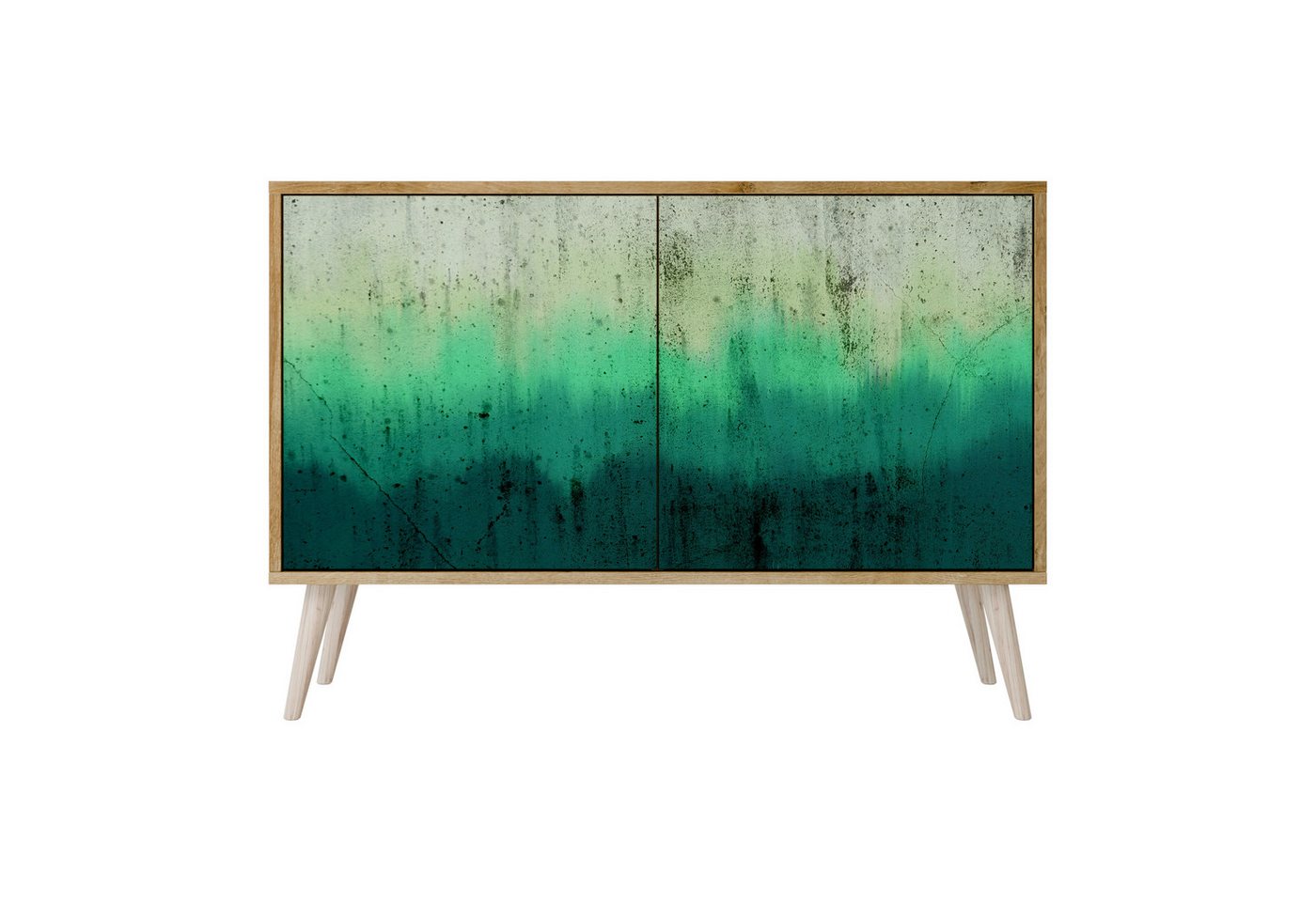 SPACEREBELS Kommode Sideboard Komodenschrank Möbel für Wohnzimmer Flur Esszimmer (2 St), mit 2 Türen oder mit 3 Türen von SPACEREBELS
