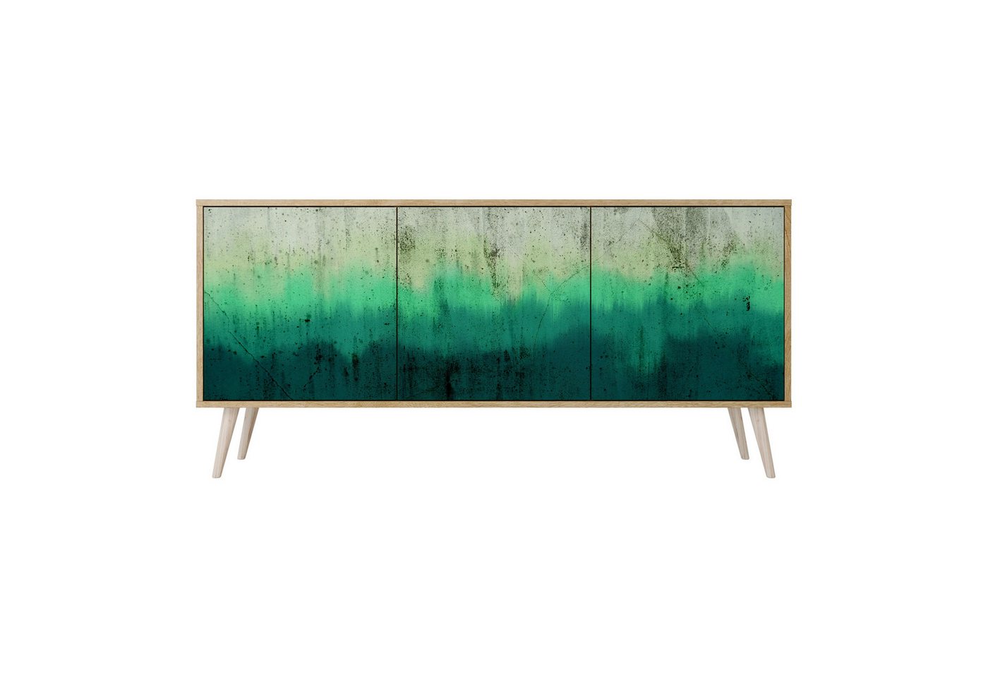 SPACEREBELS Kommode Sideboard Komodenschrank Möbel für Wohnzimmer Flur Esszimmer (3 St), mit 2 Türen oder mit 3 Türen von SPACEREBELS