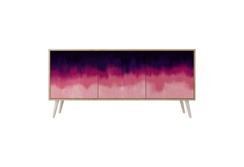SPACEREBELS Kommode Sideboard Komodenschrank Möbel für Wohnzimmer Flur Esszimmer (3 St), mit 2 Türen oder mit 3 Türen von SPACEREBELS