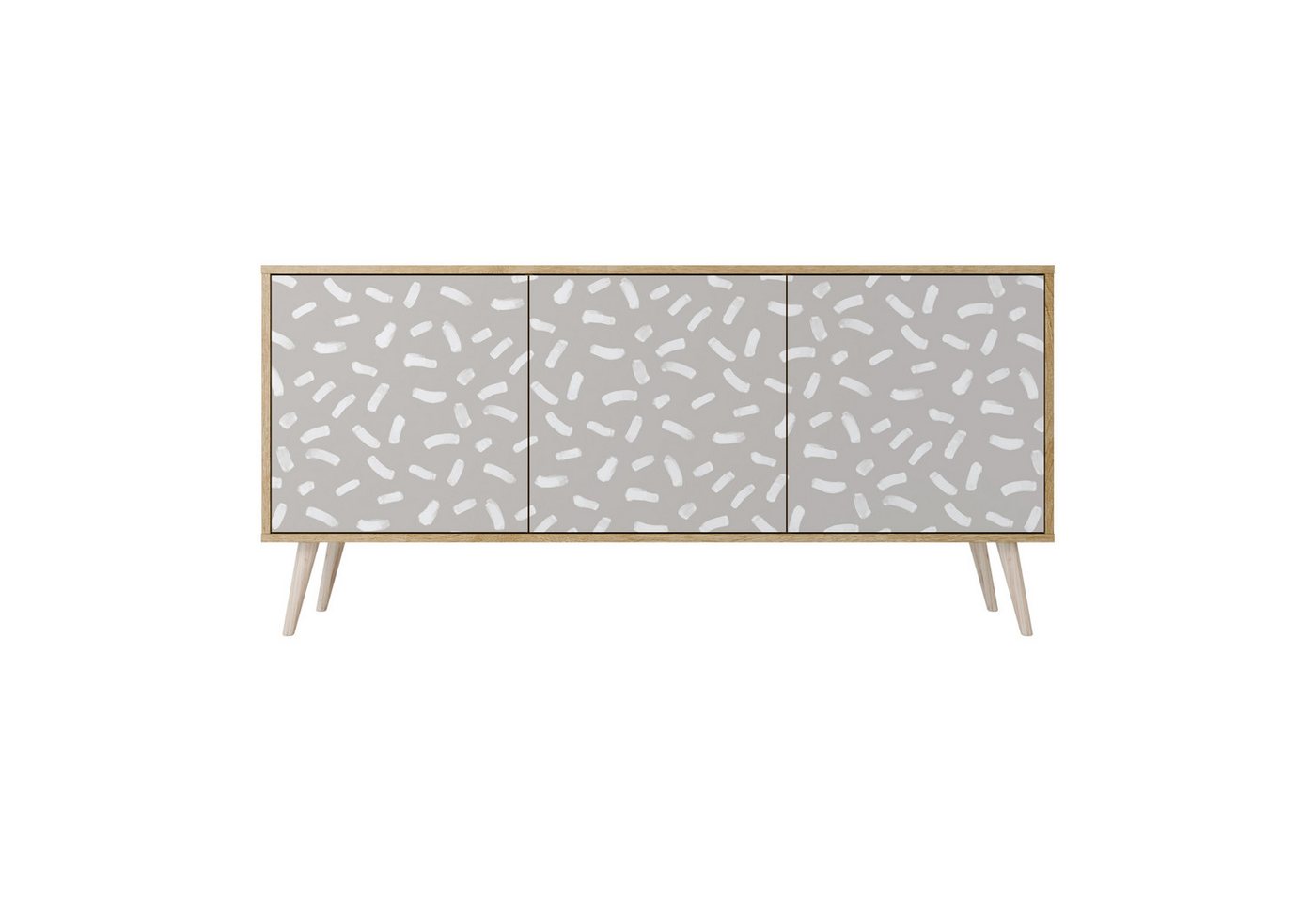 SPACEREBELS Kommode Sideboard Komodenschrank Möbel für Wohnzimmer Flur Esszimmer (3 St), mit 2 Türen oder mit 3 Türen von SPACEREBELS