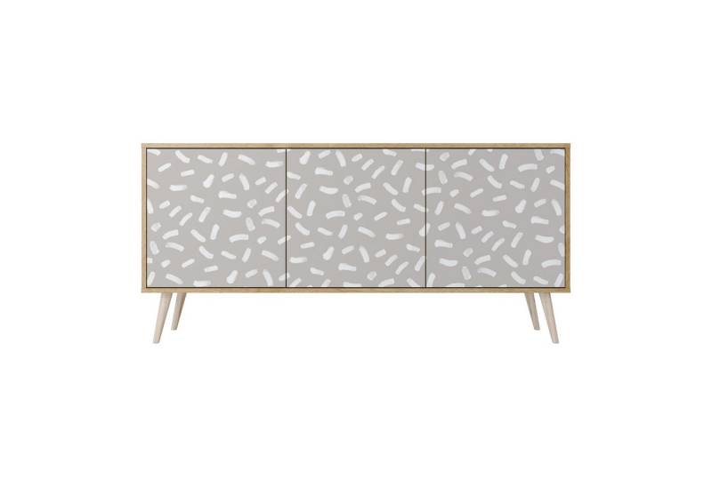 SPACEREBELS Kommode Sideboard Komodenschrank Möbel für Wohnzimmer Flur Esszimmer (3 St), mit 2 Türen oder mit 3 Türen von SPACEREBELS