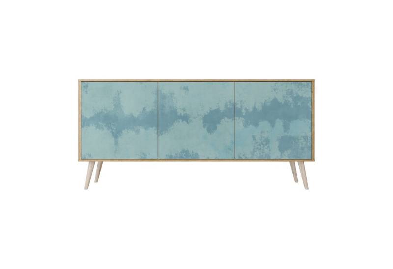 SPACEREBELS Kommode Sideboard Komodenschrank Möbel für Wohnzimmer Flur Esszimmer (3 St), mit 2 Türen oder mit 3 Türen von SPACEREBELS