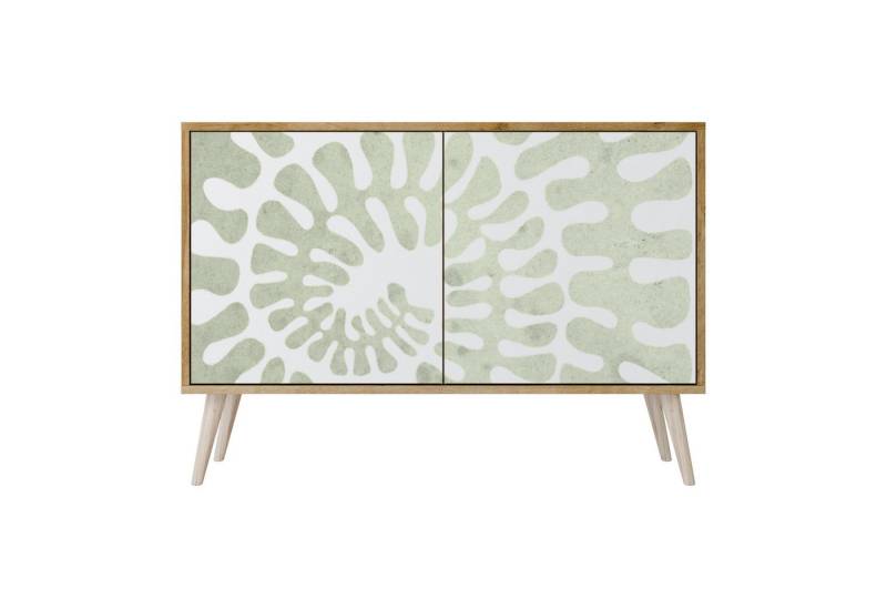 SPACEREBELS Kommode Sideboard Komodenschrank Möbel für Wohnzimmer Flur Esszimmer (3 Türen), Sideboard Komodenschrank Möbel für Wohnzimmer mit 2 Türen oder mit von SPACEREBELS