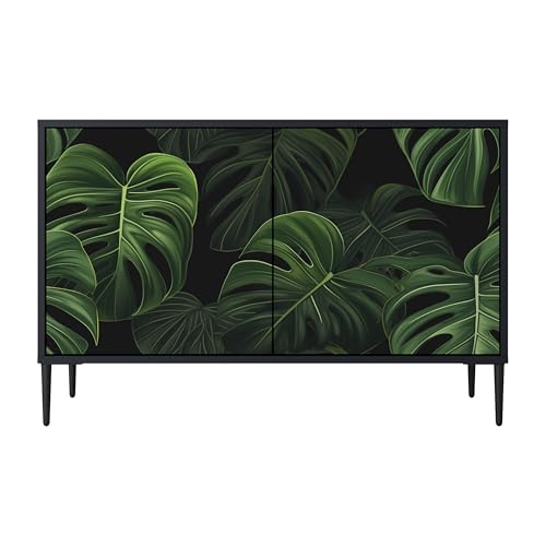 SPACEREBELS Kommode mit 2 Türen - Sideboard - Komodenschrank - Flurkommode - Schrank - Highboard - Kleiderschrank Möbel - Wohnzimmer Schlafzimmer Esszimmer Flur - schwarz SPACEREBELS Kommode mit 2 Türen - Sideboard - Komodenschrank - Flurkommode - Schrank - Highboard - Kleiderschrank Möbel - Wohnzimmer Schlafzimmer Esszimmer Flur - schwarz von SPACEREBELS