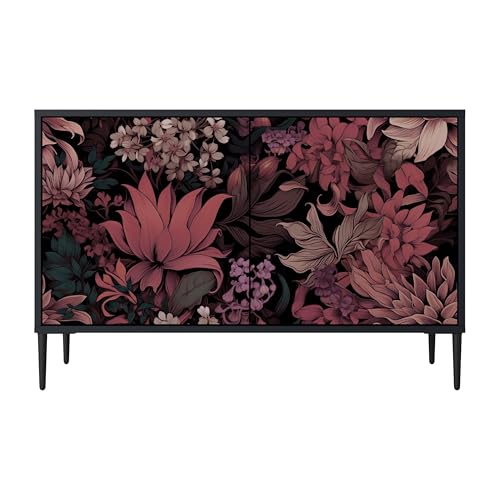 SPACEREBELS Kommode mit 2 Türen - Sideboard - Komodenschrank - Flurkommode - Schrank - Highboard - Kleiderschrank Möbel - Wohnzimmer Schlafzimmer Esszimmer Flur - schwarz SPACEREBELS Kommode mit 2 Türen - Sideboard - Komodenschrank - Flurkommode - Schrank - Highboard - Kleiderschrank Möbel - Wohnzimmer Schlafzimmer Esszimmer Flur - schwarz von SPACEREBELS