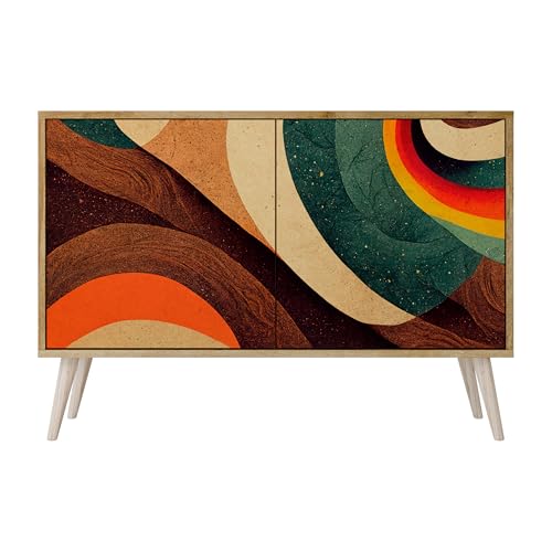 SPACEREBELS Kommode mit 2 Türen - Sideboard - Komodenschrank - Flurkommode- Schrank - Highboard - Kleiderschrank Möbel - Wohnzimmer Schlafzimmer Esszimmer Flur SPACEREBELS Kommode mit 2 Türen - Sideboard - Komodenschrank - Flurkommode- Schrank - Highboard - Kleiderschrank Möbel - Wohnzimmer Schlafzimmer Esszimmer Flur von SPACEREBELS