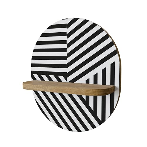 SPACEREBELS Wandregal Holz - dekoratives Hängeregal - Schweberegal für Wohnzimmer - Regalbrett Kinderzimmer Schlafzimmer - Rundes Regal für Wände - 33 x 38 SPACEREBELS Wandregal Holz - dekoratives Hängeregal - Schweberegal für Wohnzimmer - Regalbrett Kinderzimmer Schlafzimmer - Rundes Regal für Wände - 33 x 38 von SPACEREBELS