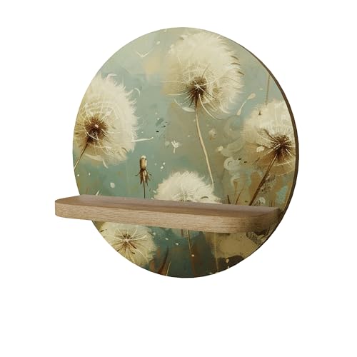 SPACEREBELS Wandregal Holz - dekoratives Hängeregal - Schweberegal für Wohnzimmer - Regalbrett Kinderzimmer Schlafzimmer - Rundes Regal für Wände - 34 x 34 SPACEREBELS Wandregal Holz - dekoratives Hängeregal - Schweberegal für Wohnzimmer - Regalbrett Kinderzimmer Schlafzimmer - Rundes Regal für Wände - 34 x 34 von SPACEREBELS