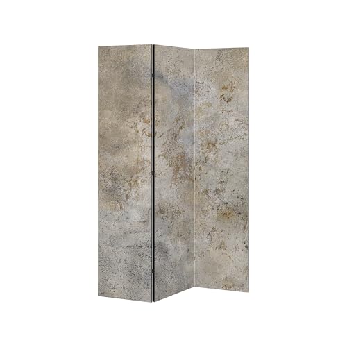 SpaceRebels Paravent Raumteiler - 3-teilig Raumtrenner, Druck 1-Seite - Premium QUALITÄT 100% Holz - Raumtrenner - Trennwand Wohnung - Room Divider - Spanische Wand Deko Modern Sichtschutz von SPACEREBELS