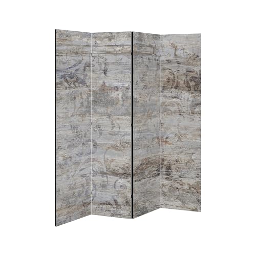 SpaceRebels Paravent Raumteiler - 4-teilig Raumtrenner, Druck 1-Seite - Premium QUALITÄT 100% Holz - Raumtrenner - Trennwand Wohnung - Room Divider - Spanische Wand Deko Modern Sichtschutz SpaceRebels Paravent Raumteiler - 4-teilig Raumtrenner, Druck 1-Seite - Premium QUALITÄT 100% Holz - Raumtrenner - Trennwand Wohnung - Room Divider - Spanische Wand Deko Modern Sichtschutz von SPACEREBELS