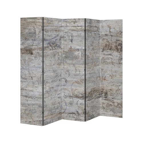 SpaceRebels Paravent Raumteiler - 5-teilig Raumtrenner, Druck 1-Seite - Premium QUALITÄT 100% Holz - Raumtrenner - Trennwand Wohnung - Room Divider - Spanische Wand Deko Modern Sichtschutz SpaceRebels Paravent Raumteiler - 5-teilig Raumtrenner, Druck 1-Seite - Premium QUALITÄT 100% Holz - Raumtrenner - Trennwand Wohnung - Room Divider - Spanische Wand Deko Modern Sichtschutz von SPACEREBELS