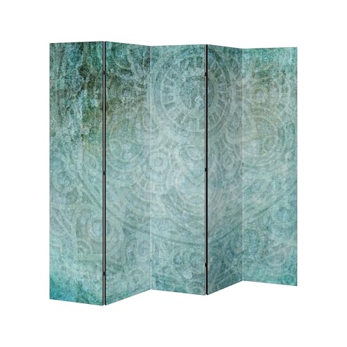 SpaceRebels Paravent Raumteiler - 5-teilig Raumtrenner, Druck 2-Seite - Premium QUALITÄT 100% Holz - Raumtrenner - Trennwand Wohnung - Room Divider - Spanische Wand Deko Modern Sichtschutz SpaceRebels Paravent Raumteiler - 5-teilig Raumtrenner, Druck 2-Seite - Premium QUALITÄT 100% Holz - Raumtrenner - Trennwand Wohnung - Room Divider - Spanische Wand Deko Modern Sichtschutz von SPACEREBELS