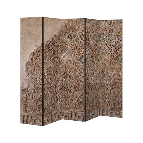 SpaceRebels Paravent Raumteiler - 5-teilig Raumtrenner, Druck 2-Seite - Premium QUALITÄT 100% Holz - Raumtrenner - Trennwand Wohnung - Room Divider - Spanische Wand Deko Modern Sichtschutz SpaceRebels Paravent Raumteiler - 5-teilig Raumtrenner, Druck 2-Seite - Premium QUALITÄT 100% Holz - Raumtrenner - Trennwand Wohnung - Room Divider - Spanische Wand Deko Modern Sichtschutz von SPACEREBELS