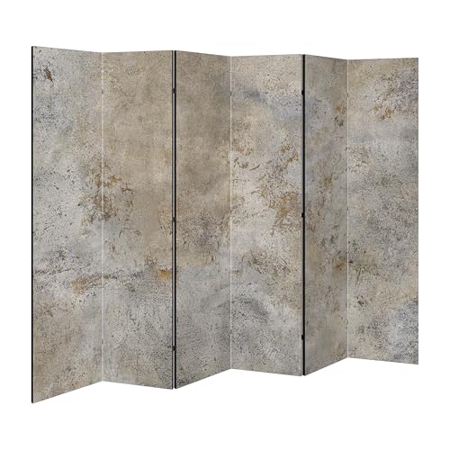 SpaceRebels Paravent Raumteiler - 6-teilig Raumtrenner, Druck 1-Seite - Premium QUALITÄT 100% Holz - Raumtrenner - Trennwand Wohnung - Room Divider - Spanische Wand Deko Modern Sichtschutz von SPACEREBELS