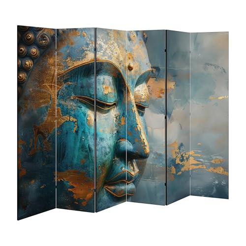 SpaceRebels Paravent Raumteiler - 6-teilig Raumtrenner, Druck 2-Seite - Premium QUALITÄT 100% Holz - Raumtrenner - Trennwand Wohnung - Room Divider - Spanische Wand Deko Modern Sichtschutz SpaceRebels Paravent Raumteiler - 6-teilig Raumtrenner, Druck 2-Seite - Premium QUALITÄT 100% Holz - Raumtrenner - Trennwand Wohnung - Room Divider - Spanische Wand Deko Modern Sichtschutz von SPACEREBELS