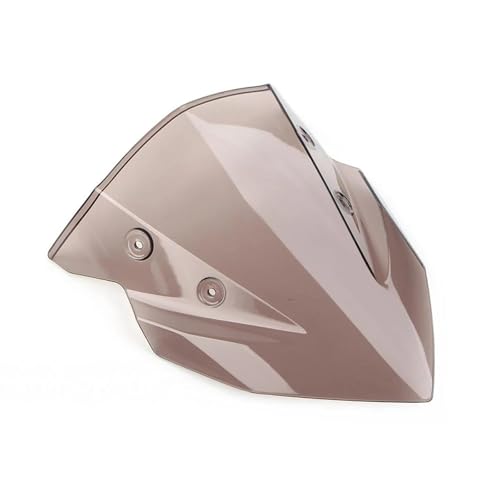 SPAMFAFGHQ ABS-Kunststoff Motorrad Windschutzscheibe Für Kawasaki Z400 2018 2019 2020 2021 2022 Windschutzscheibenschutz(Tan) von SPAMFAFGHQ