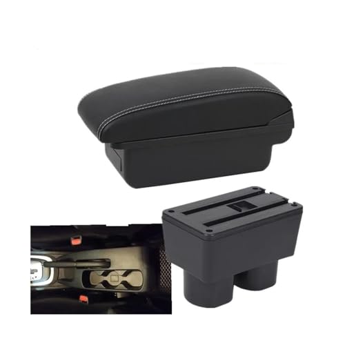 SPAMFAFGHQ Armlehnenbox Für Auto Für TOYOTA Für RUSH Armlehnenbox Für Toyota Für Avanza Für Rush Aufbewahrungsbox Für Armlehne Im Auto(A white line No USB) von SPAMFAFGHQ