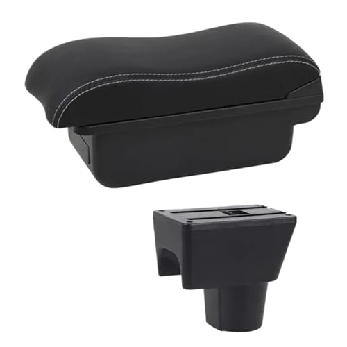 SPAMFAFGHQ Armlehnenbox Für R&enault Für Dacia Für Duster 2 2010 2011 2012 2013 2014 2015 2016-2019 Armlehne Konsolenfach(B2 Weiße Linie) von SPAMFAFGHQ