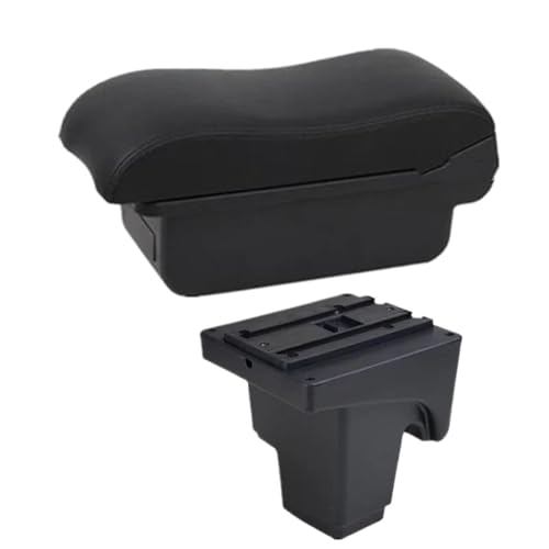 SPAMFAFGHQ Auto Armlehnenbox Für Focus 3 Mk3 2011 2012 2013 2014 2015 2016 2017 2018 2019 2020 Mittelkonsolen Aufbewahrungsbox(A2 schwarze Linie Kein USB) von SPAMFAFGHQ