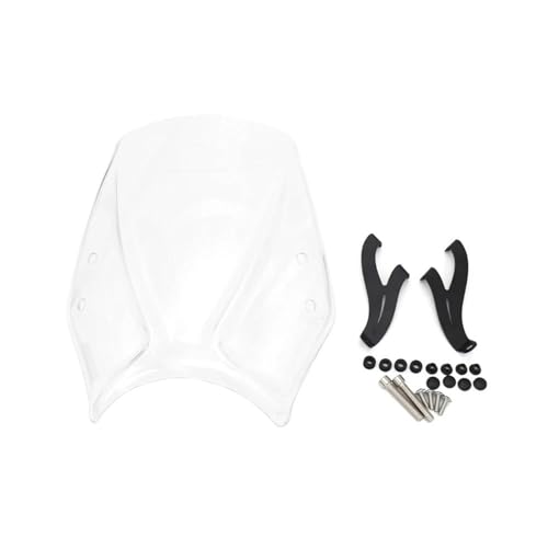 SPAMFAFGHQ Fit Für Trident 660 Für Trident660 2021 2022 Motorrad Windschutzscheibe Zubehör Windschild Luft-Windabweiser(Klar) von SPAMFAFGHQ
