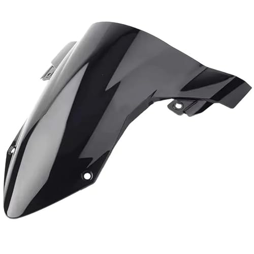 SPAMFAFGHQ Für B&MW S1000RR S1000 RR S 1000 2019 2020 2021 2022 2023 2024 Windschutzscheibe Mit Doppel Bubble Design(SCHWARZ) von SPAMFAFGHQ