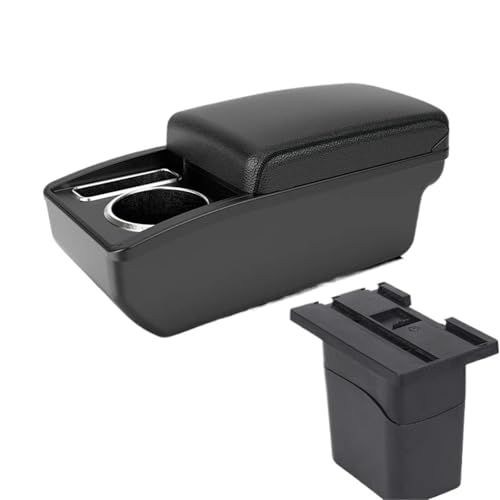 SPAMFAFGHQ Für C&hevrolet Für Cruze Armlehnenbox Arm 2009 2010 2011 2013 2014 2015 Mittelkonsolen Aufbewahrungsbox Innenraum(A2 schwarze Linie Kein USB) von SPAMFAFGHQ