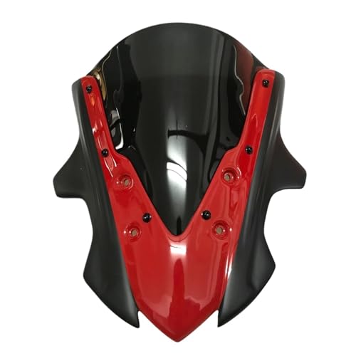 SPAMFAFGHQ Für CBR650F CBR 650F CBR650F 2014 2015 2016 2017 2018 2019 2020 Windschutzscheibe Motorrad Frontschutz Deflektor(ROT) von SPAMFAFGHQ