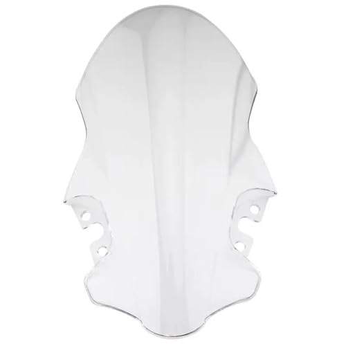 SPAMFAFGHQ Für CFMOTO 450SR 450 SR Racing Windschutzscheibe Double Bubble Windschutzscheibe Frontverkleidung Winglets Aerodynamischer Flügel(Transparent) von SPAMFAFGHQ