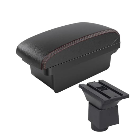 SPAMFAFGHQ Für Chery A1 A3 2007 2008 2009 2010 2011 Auto Armstützenbox Mittelkonsolenfach Mit USB Innenraummodifikation Details(A1 Schwarz Rot KEIN USB) von SPAMFAFGHQ