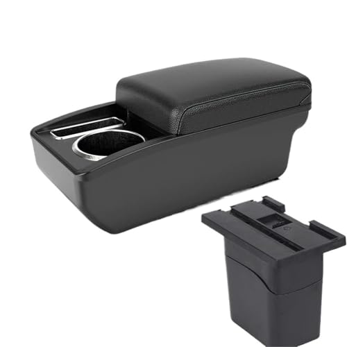 SPAMFAFGHQ Für Holden Für Cruze 2009 2010 2011 2013 2014 2015 Armlehnenbox Arm Mittelkonsole Aufbewahrungsbox Innenraum(A3 weiße Linie Kein USB) von SPAMFAFGHQ