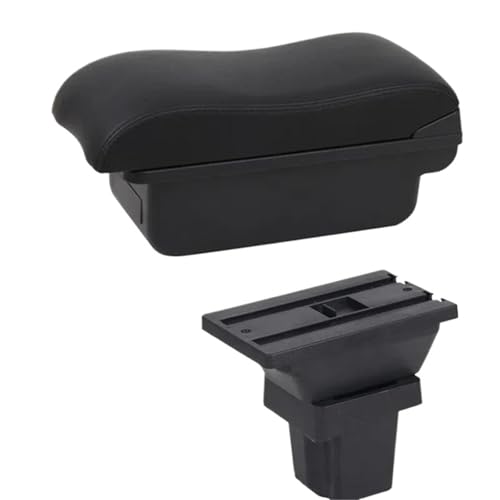 SPAMFAFGHQ Für Holden Für Trax 2013 2014 2015 2016 2017 Leder-Armlehne Mittelkonsole Aufbewahrung USB(B2 Schwarze Linie) von SPAMFAFGHQ