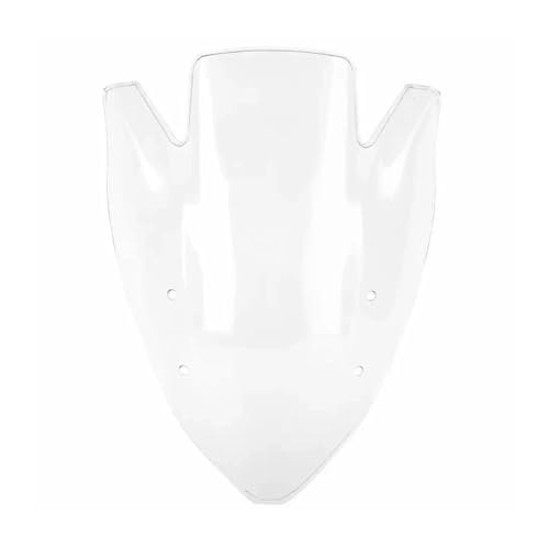 SPAMFAFGHQ Für Kawasaki Z1000 2003 2004 2005 2006 Motorrad-Windschutzscheibe mit doppelter Blase schwarz(Weiss) von SPAMFAFGHQ