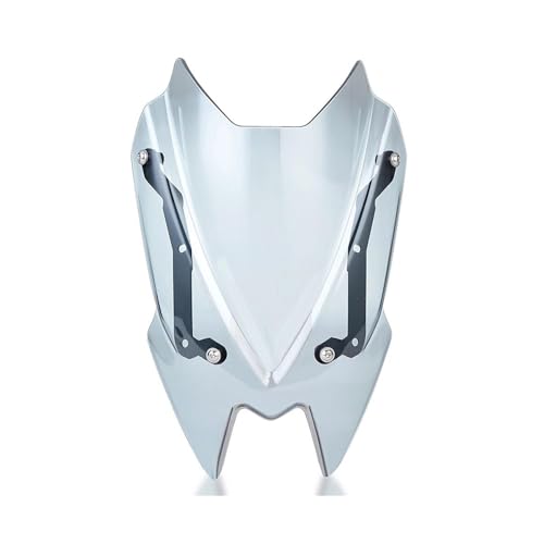 SPAMFAFGHQ Für Kawasaki Z900 2020 2021 2022 2023 2024 Motorrad-Windschutzscheiben-Deflektoren Windschutzscheiben-Zubehör(GRAU) von SPAMFAFGHQ