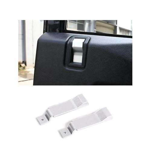 SPAMFAFGHQ Für L&and R&Over Für Defender 90 110 2004-2013 2014 2015 2016 2017 2018 Autotür Innentür Schüssel Türgriff Dekoration Ersatz Türgriff(Style c Silver 2 pcs) von SPAMFAFGHQ