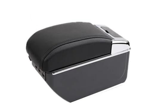 SPAMFAFGHQ Für Opel Für Corsa E 2014 2015 2016 2017 2018 2019 2020 Auto Armlehnenbox Aufbewahrungsbox(C2 schwarze Linie 7USB) von SPAMFAFGHQ