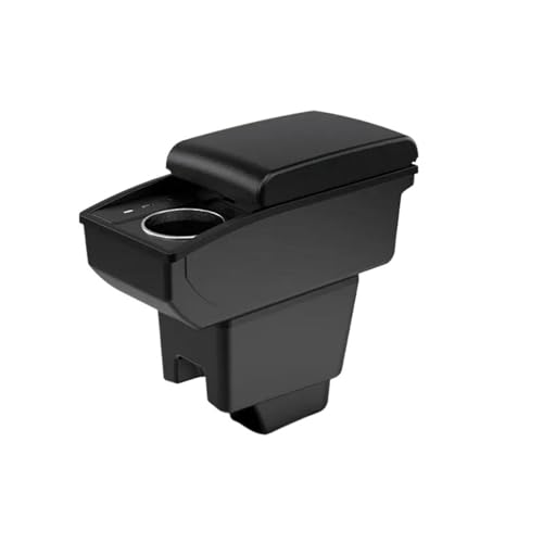 SPAMFAFGHQ Für R&enault Für Kaptur Armlehnen Box Für R&enault Für Kaptur Captur QM3 Auto Armstützen Nachrüstteile Innenausstattung Details(B2 schwarze Linie 3USB) von SPAMFAFGHQ