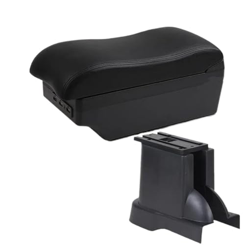 SPAMFAFGHQ Für Suzuki Für Alto Armaturenbrett-Ablage Auto-Armstützenzubehör Zentraler Lagerarm Aufbewahrungsboxprodukte Mit USB-Schnittstelle(C2 schwarze Linie 7USB) von SPAMFAFGHQ